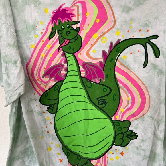 Disney Pete’s Dragon Elliott Tie-Dye T-Shirt for Adults Large - Picture 2 of 4